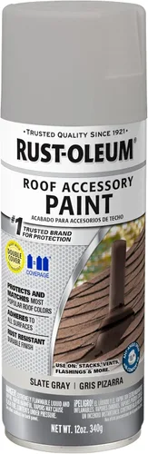Miniatura 7 de Rust-Oleum 285217 Pintura en aerosol para accesorios de techado, 12 onzas, color madera envejecida Roble (Weathered Wood)