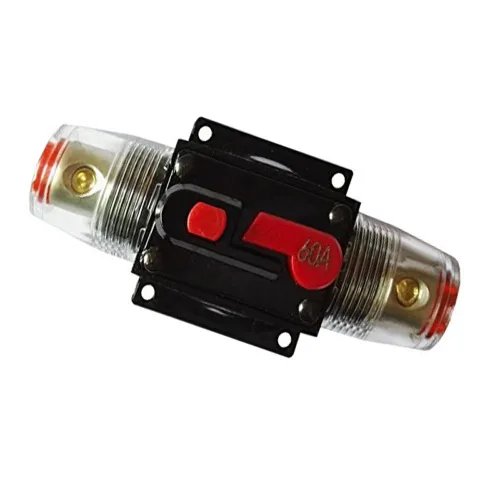 Miniatura 11 de ZOOKOTO 20 A 30 A 40 A 50 A 60 A 80 A 100 A 150 A 200 A 250 A 300 A interruptor de circuito con soporte de fusibles de reinicio manual para auto