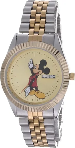 Disney - Reloj analógico de cuarzo para adultos Oro NO SIZE Vestido