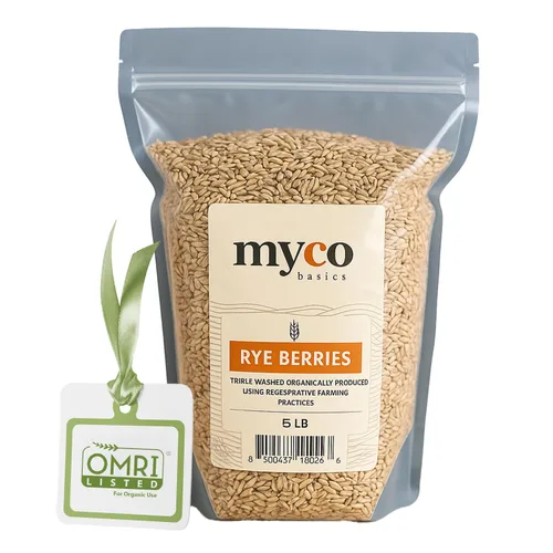 Miniatura 11 de Bayas de Centeno para Cultivo de Hongos - Grano de Centeno Orgánico, Triple Lavado para hacer Cultivo de Hongos en Grano por Mycology Basics - 5