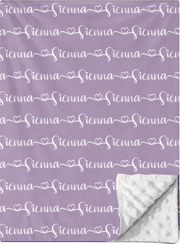 Miniatura 34 de Dyoart Manta personalizada con nombre de bebé, súper suave y cómoda para recién nacidos, mantas personalizadas con nombre, regalos personalizados 14