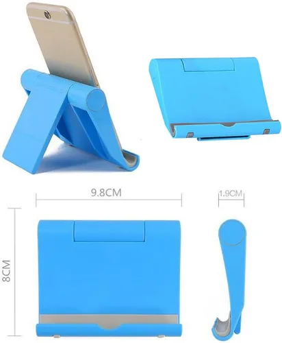 Miniatura 8 de Soporte para Teléfono Celular de Escritorio Plegable Soporte para Teléfono Celular de Escritorio Soporte para Tableta Base para Teléfono Móvil, Rosa