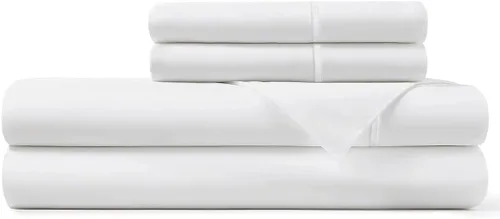 Miniatura 13 de Pizuna 100% Cotton Duvet Cover Set Twin Size - Percale Weave Long Staple Combed Cotton Duvet Cover (68" x 86") with 4 Corner Ties & Button Closure
