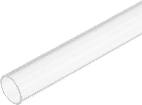 Miniatura 28 de MECCANIXITY Tubo de acrílico rígido redondo transparente 1mm(0.04") DI 3mm(1/8") DE 305mm(12") para lámparas y linternas, sistema de refrigeración