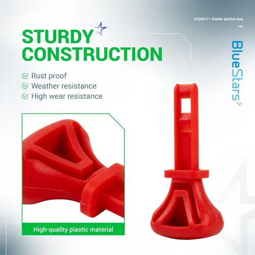 Miniatura 3 de BlueStars 4 paquetes de llave de encendido de arranque 951-10630 - para motores Ariens Craftsman Huskee MTD Zongshen - Reemplaza 07500111 731-05632