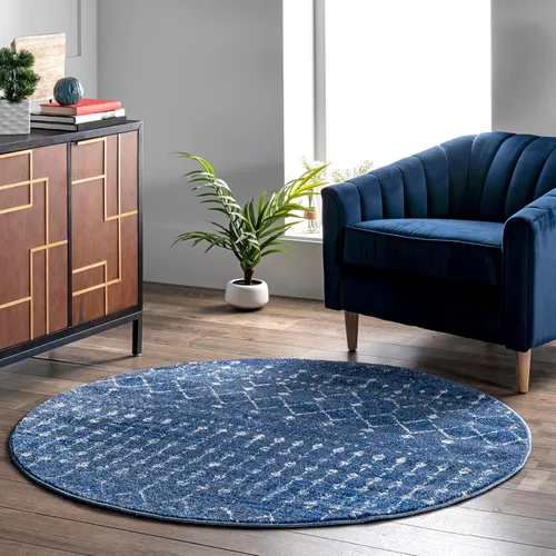 Miniatura 25 de nuLOOM Alfombra decorativa Blythe marroquí, 2 'x 3', gris oscuro