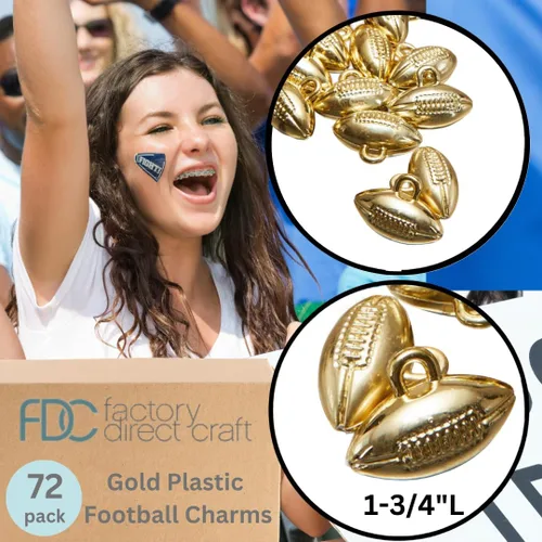 Factory Direct Craft Colgantes de fútbol