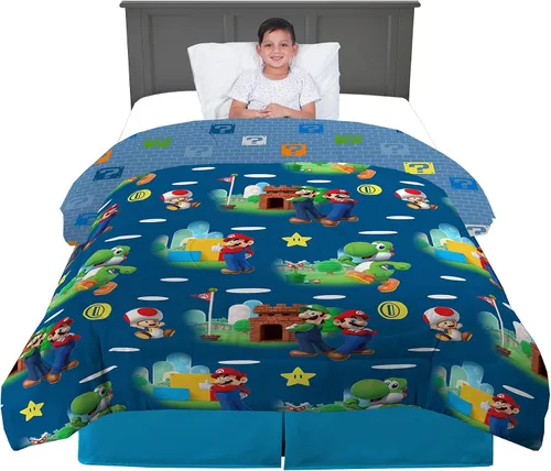 Miniatura 36 de Franco - Edredón de microfibra suave para niños, tamaño matrimonial, Blue's Clues