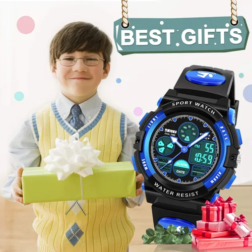 Miniatura 7 de Dodosky Juguetes para niños de 5 a 12 años LED de 1640ft relojes deportivos digitales impermeables para niños regalos de cumpleaños regalos