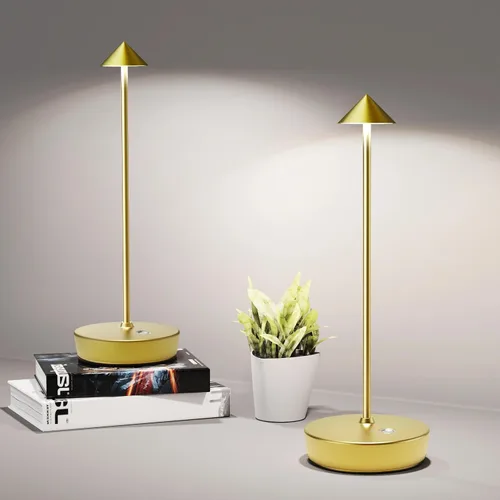 Miniatura 15 de Lámparas de mesa inalámbricas recargables, 6000 mAh, funciona con pilas, lámpara de escritorio LED para exteriores, impermeable, portátil, táctil