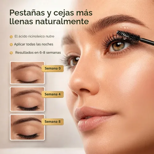 Miniatura 7 de Ella & Eden Aceite de ricino orgánico USDA - Sin hexano prensado en frío - Botella de vidrio - Para el crecimiento del cabello, cara, pestañas