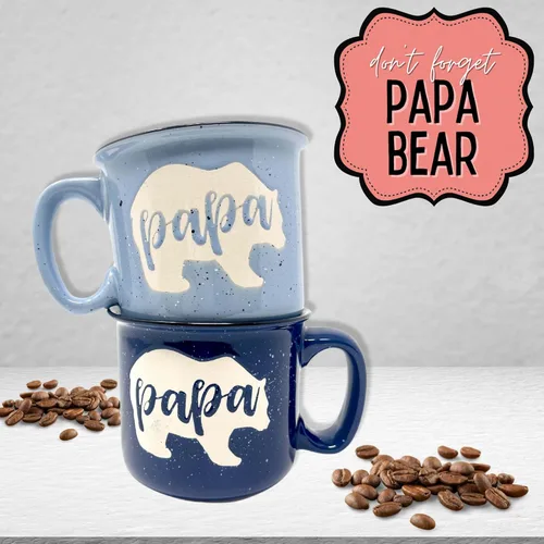 Miniatura 8 de Taza de café de cerámica Mama Bear para mamá, esposa, mujeres – Taza de cerámica coral única – Regalos divertidos para ella en el Día de la Madre
