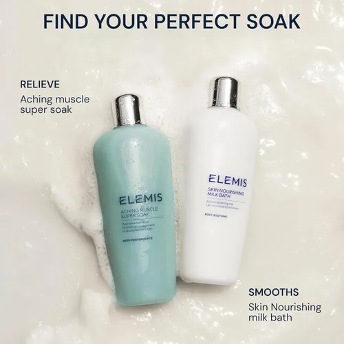 Miniatura 7 de ELEMIS Músculo doloroso Super Soak 13.5 fl oz, leche de baño natural remojo para aliviar dolores musculares y tensión