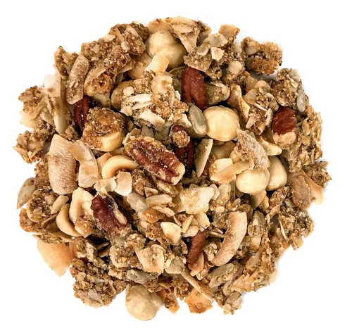 Miniatura 3 de Food to Live Granola crujiente dorada orgánica, 12 onzas, lote pequeño, hecha a mano, a granel, ideal como aperitivo para cereales de desayuno