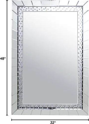 Miniatura 3 de Acme Espejo de pared rectangular con borde biselado de Nysa