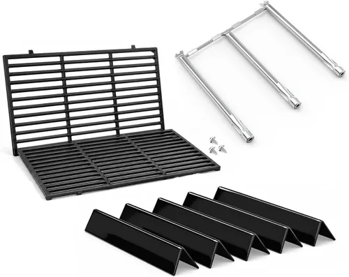 Miniatura 30 de Piezas de parrilla de acero inoxidable 7637 para Weber Spirit E210, rejillas de cocción de 17.5 pulgadas para Weber Spirit E210, E220, S210, S220
