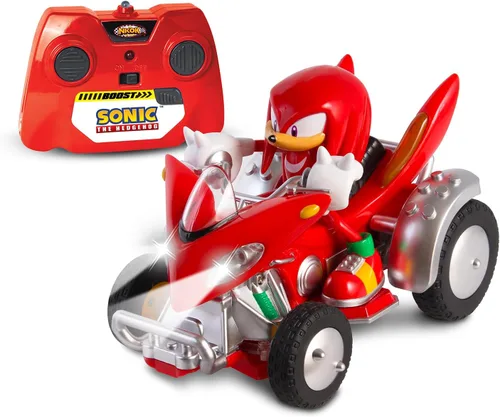 NKOK Sonic NKOK Knuckles ATV R/C (con luces), para edades de 6 años en adelante, permite a los niños fingir conducir y divertirse al mismo tiempo.