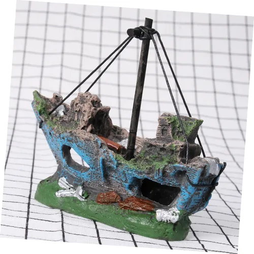 Miniatura 3 de POPETPOP Betta pecera pecera paisajismo decoración en maceta decoraciones de tanque acuario hundido pecera accesorios accesorios acuario adornos