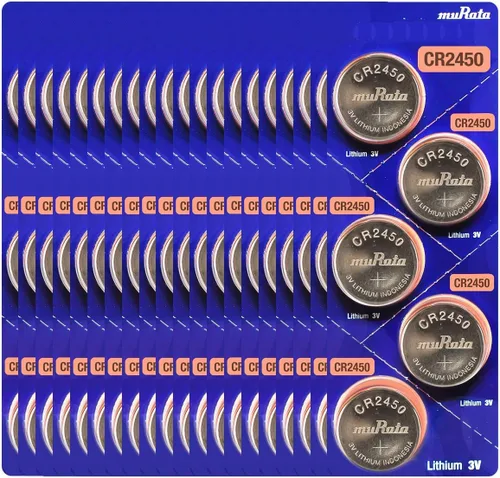 Miniatura 11 de Murata Batería CR2450 3V Litio Moneda Celda - Reemplaza Sony CR2450 (2 Baterías)