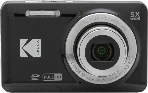 Miniatura 2 de Cámara Kodak PIXPRO FZ55 negra de 16 MP, cámara digital con zoom óptico 5X, gran angular de 28 mm, video Full HD 1080P, pantalla LCD de 2,7", +