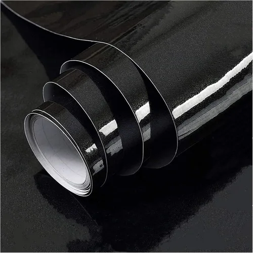 Miniatura 12 de TANONE Papel de contacto blanco de 17.7 x 196 pulgadas para encimeras de cocina, armarios, muebles, vinilo brillante autoadhesivo Blanco - Purpurina