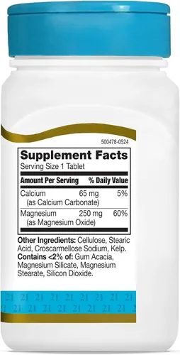 Miniatura 3 de 21st Century Magnesio 250Mg 110 Count (2 Pack)