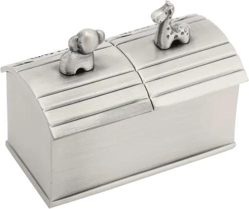 Caja de recuerdos para bebé, diseño de dibujos animados, cajas de recuerdo con tapas, caja de dientes de bebé, para niños, primer rizo y dientes,