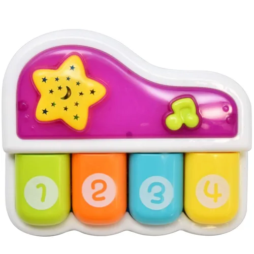 WEofferwhatYOUwant Primer piano portátil. Juguete educativo para aprendizaje musical y entretenimiento para edades de 9 meses a 4 años