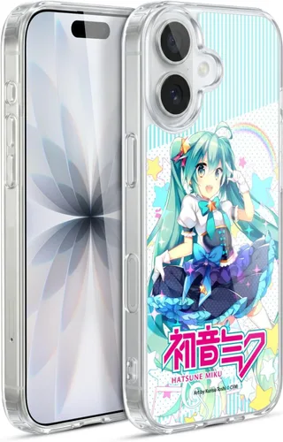 Miniatura 152 de Head Case Designs Licencia Oficial Hatsune Miku Gráficos Lindos Carcasa de Gel [Protección de Grado Militar] Compatible con Apple iPhone 7