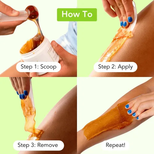 Miniatura 4 de Sugar Me Smooth Cera de azúcar corporal: suave con la piel y menos dolorosa depilación en un sistema simple, sin tiras, sin calor, solución