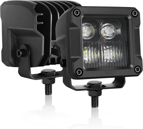 Miniatura 12 de Cubitos LED, 3 pulgadas, 80 W, CREE LED Pods 3x3, combo de inundación puntual para todoterreno, luces de conducción antiniebla para camión