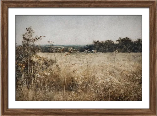 Miniatura 70 de MUDECOR Lienzo enmarcado prémium para pared, pinos nevados en bosque de invierno, ilustraciones modernas, arte contemporáneo, escénico, divertido