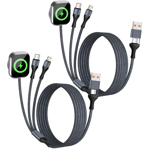 Miniatura 36 de Cruise Essentials - Cable de carga múltiple 3 en 2 para iPhone Watch Charger/iPhone 17/IP, iWatch Charger, Travel Camping Essentials compatible