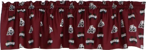 Miniatura 35 de College Covers Everything Comfy Arkansas Razorbacks - Cenefa de cortina estampada - 84 x 15 pulgadas