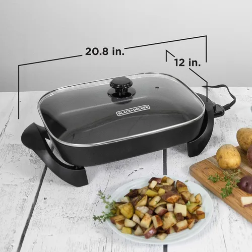 Miniatura 13 de Black & Decker sartén eléctrico, 12" x 15", Negro