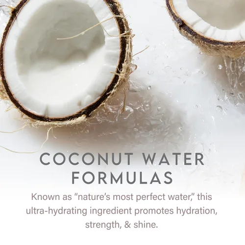 Miniatura 6 de ALURAM Acondicionador sin enjuague de agua de coco para cabello sano e hidratado, 8 onzas líquidas