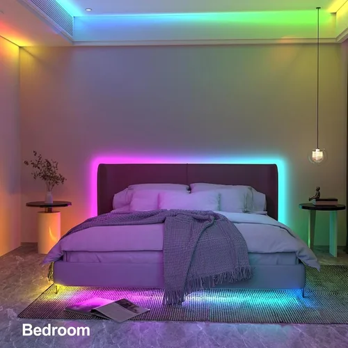 Miniatura 9 de RGBZONE - Controlador LED de 4 pines, mando a distancia inalámbrico IR de 44 teclas, controlador de tira de luces LED RGB DC 5V/12V/24V para tiras