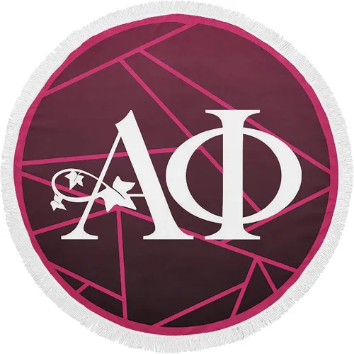 Miniatura 12 de Alpha Chi Omega Sorority - Toalla de playa redonda (60 pulgadas) de gran tamaño, súper absorbente, sin arena, gruesa toalla grande para piscina
