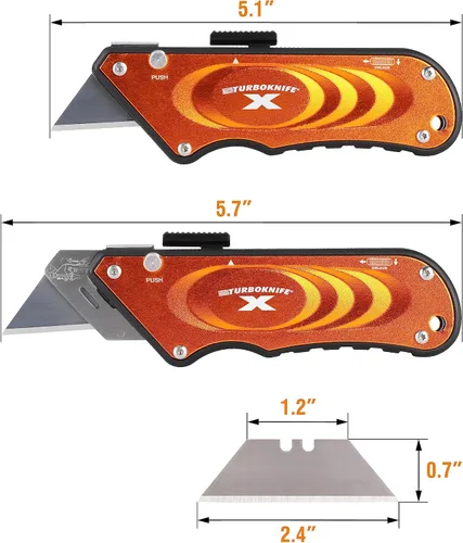 Miniatura 3 de Olympia Tools 33-132 Turboknife de Red