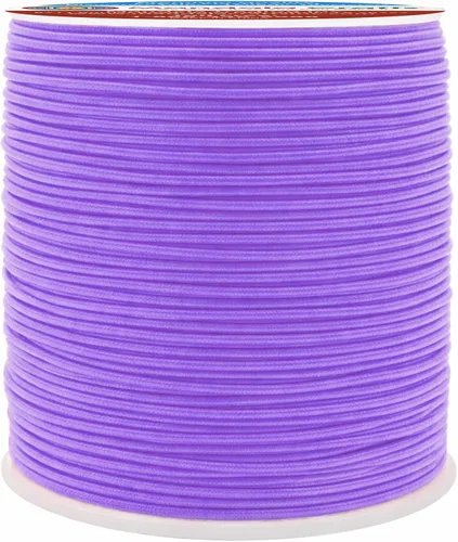 Miniatura 97 de Mandala Crafts Cuerdas elásticas color burdeos de 0.079 pulgadas para hacer joyas y cuentas, cuerda elástica de 76 yardas, hilo elástico redondo