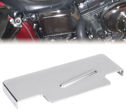 Miniatura 10 de Kit de cubierta superior de batería negra compatible con Harley Dyna Super Glide EFI FXDI FXDS FXDL FXDL FXDX 1997-2005