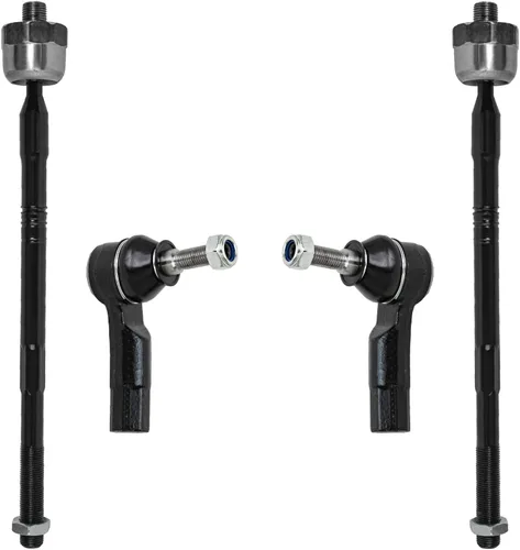 Miniatura 88 de Detroit Axle - 4 barras de acoplamiento delanteras para Kia Forte Koup 14-17, 14-18 Forte Forte5, 4 extremos de barra de acoplamiento exteriores e