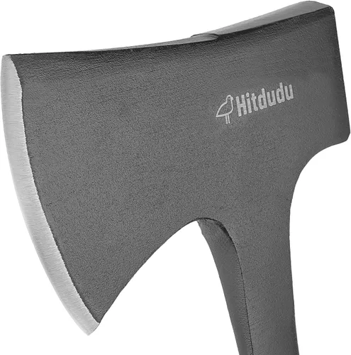 Miniatura 3 de Hitdudu Hacha de Campamento, Hacha de Camping de Espiga Completa Hacha Divisoria para División de Madera y Leña, Herramienta de Mazo de Mano