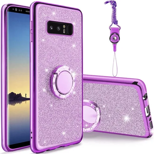 Funda para Samsung Note 8 de 6.3 pulgadas, para Galaxy Note 8, a prueba de golpes, con correa y soporte para anillo, para Samsung Galaxy Note 8,