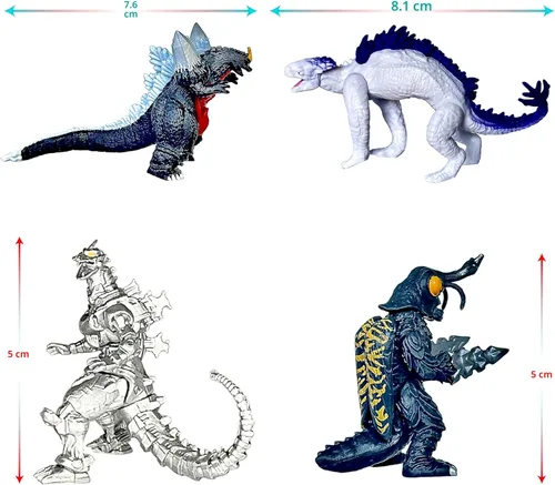 Miniatura 3 de TwCare Juego de 23 figuras de acción de Monster x Kong: The New Empire, mini dinosaurio dragón, juguetes de acción, evolucionado básico exquisito