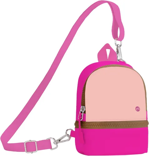 Miniatura 10 de Babysun Mini Mochila Llavero Muñequera Bolso Pequeño de Cambio Monedero Lindo Con Cremallera Cartera Con 3 Ranuras Para Tarjetas RFID Para