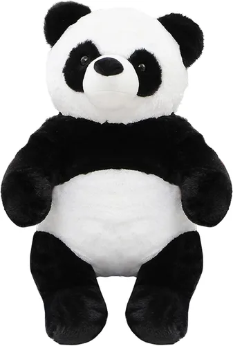 Miniatura 3 de FFxiong Juguete de peluche de oso panda de 18 pulgadas, lindo y suave, almohada de muñeca de cuerpo Kawaii, panda gigante, regalo para niños, niñas