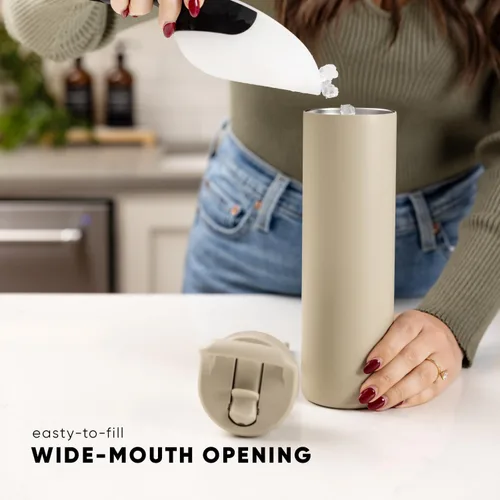 Miniatura 5 de Simple Modern Botella de agua con tapa de pajilla Termo de acero inoxidable aislado Botellas de agua reutilizables para viajes para gimnasio