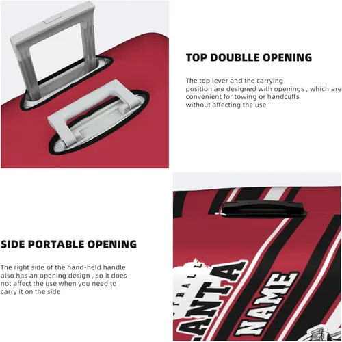 Miniatura 5 de Fundas de equipaje personalizadas con nombre y número, funda de maleta lavable elástica personalizada para equipaje, Atlanta