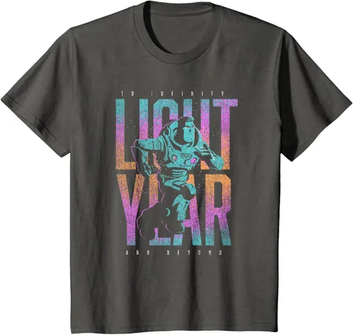 Miniatura 32 de Disney Pixar Lightyear Buzz Lightyear To Infinity And Beyond Camiseta, Negro